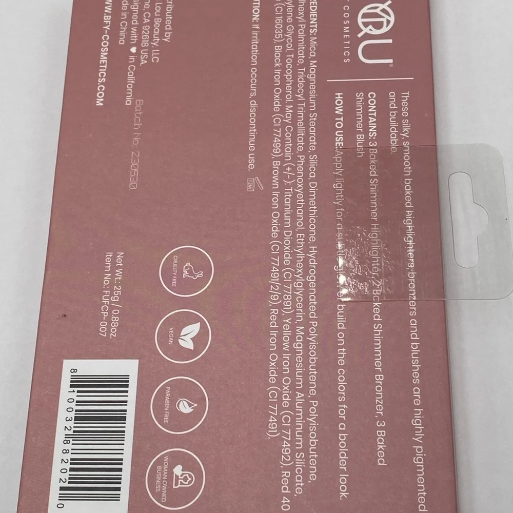 BFY Cosmetics Baked Terracotta Palette New